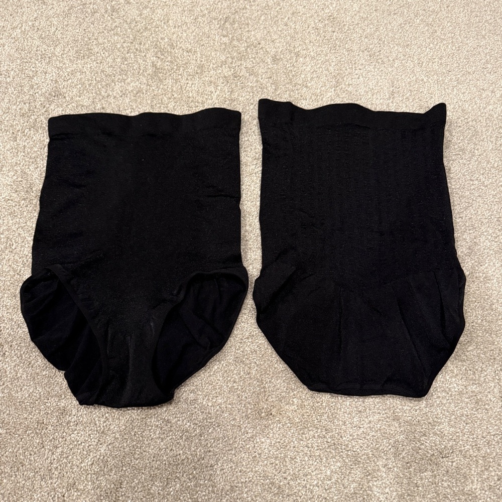 2 Pair Genie Slim Panties 360 Shapewear Black Slimming Underwear 3X 4X